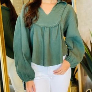 Gauze blouse